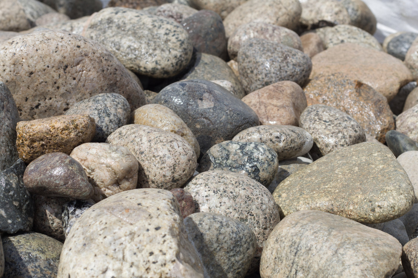 2"-4" Salt and Pepper River Rock