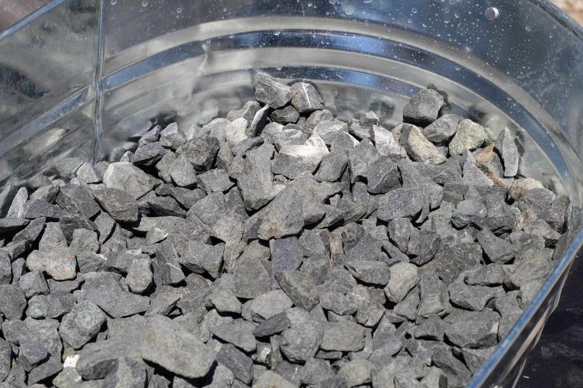 Washed 5/8 Black Tejas 5lb bag