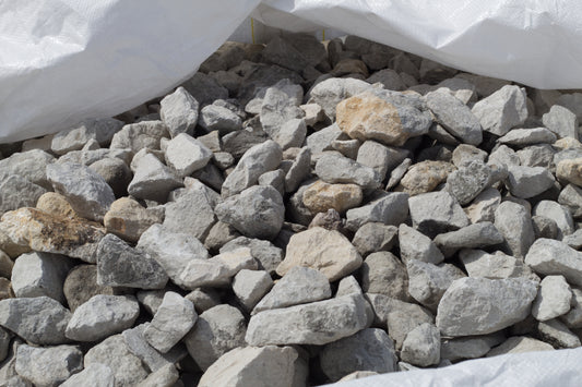 2"-4" Gray Limestone Rock Super Sack