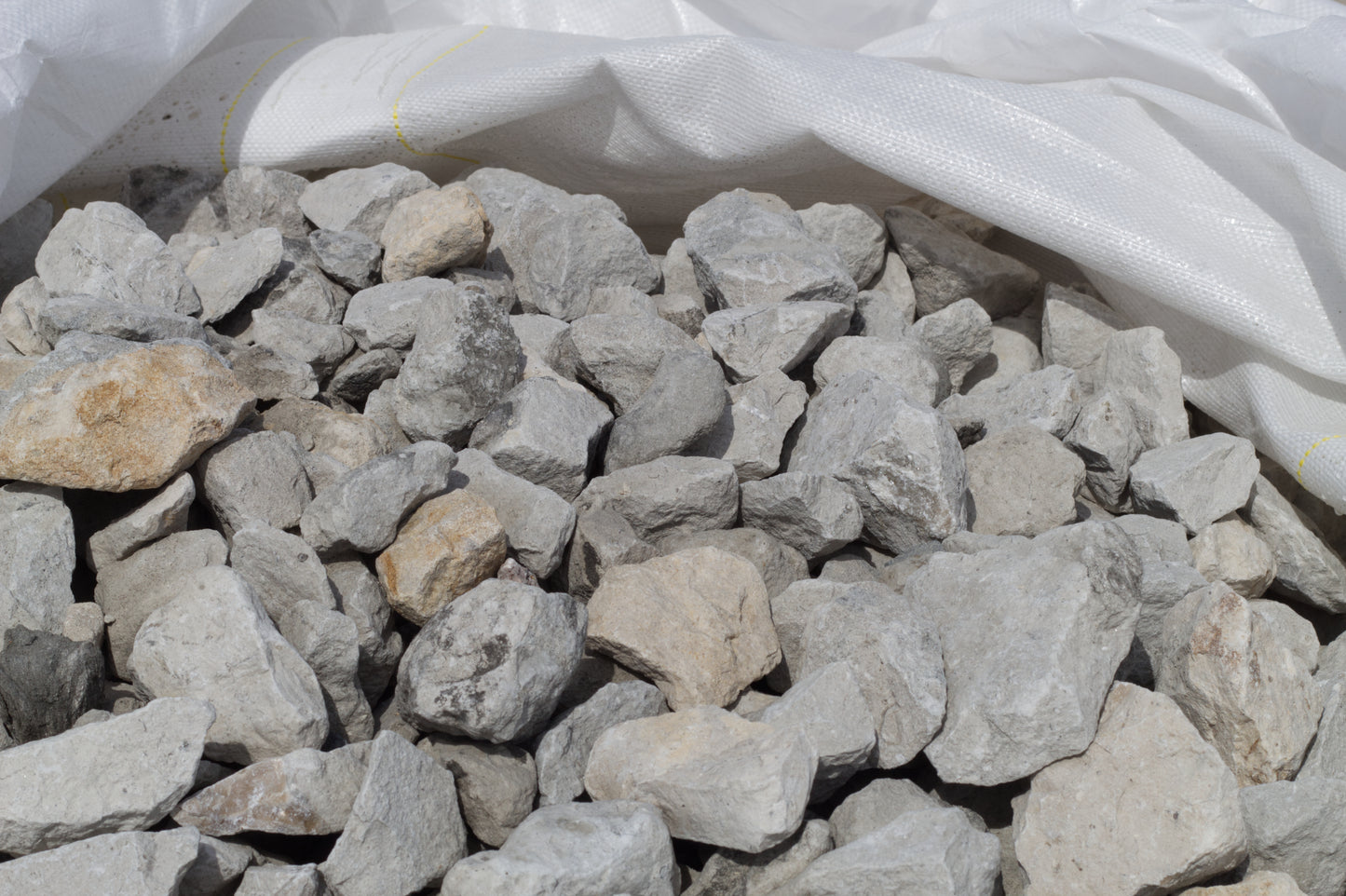 2"-4" Gray Limestone Rock Super Sack