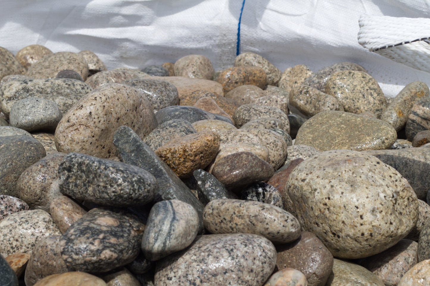 2"-4" Salt and Pepper River Rock