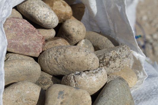 Bagged 1" to 2" Colorado River Rock